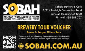 Brews & Burgers Brewery Tour $65pp (min 4)