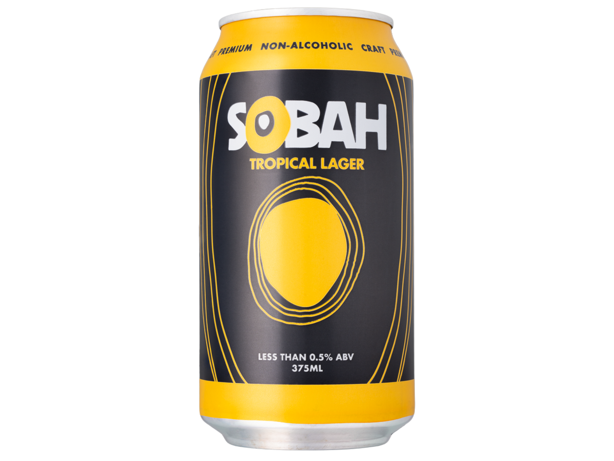 SOBAH TROPICAL LAGER 4-PACK – Sobah Non-Alcoholic Beverages