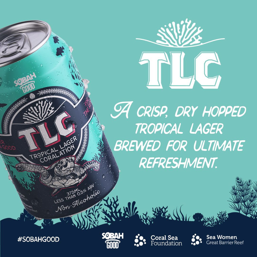 SOBAH Tropical Lager Coral'ation TLC - FINAL STOCK $2/CAN!